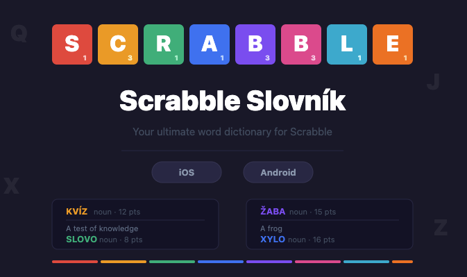 Scrabble Slovník
